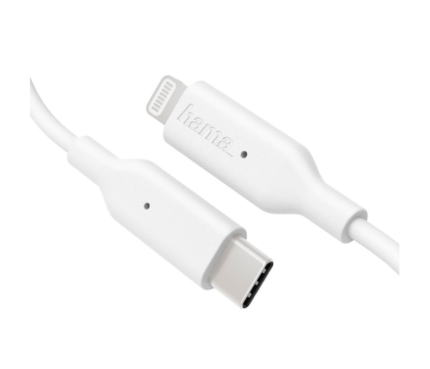 Hama Kabel USB-C - Lightning MFI 1m biały - 1459484 - zdjęcie 2